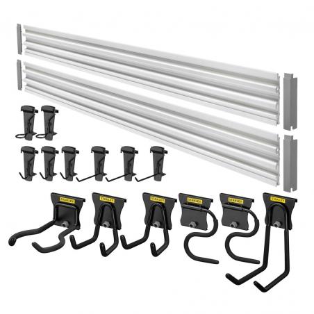 Stanley STST22000-1 soporte para almacenar herramientas de jardín Montado en pared Acero
