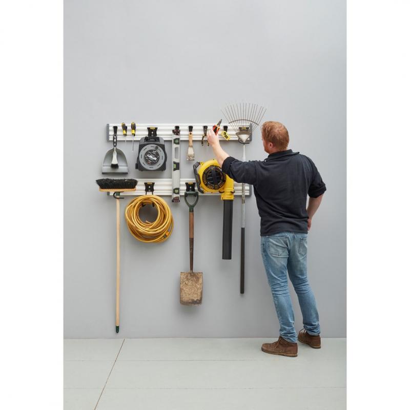 Stanley STST22000-1 soporte para almacenar herramientas de jardín Montado en pared Acero