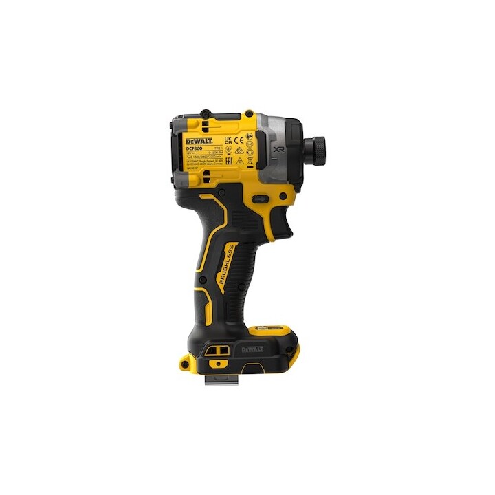 DeWALT DCF860NT-XJ Chave de fenda elétrica e chave de impacto 3800 RPM Preto, Amarelo