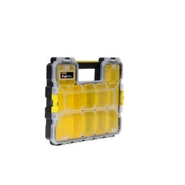 Stanley 1-97-517 Cassetta portautensili e minuteria nera, trasparente, gialla