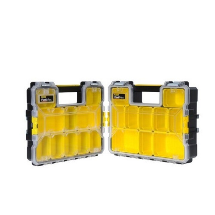 Stanley 1-97-517 Kleinteil/Werkzeugkasten Schwarz, Transparent, Gelb