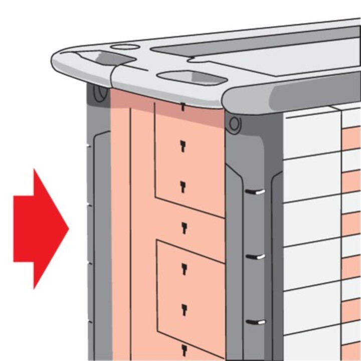 Carrinho de ferramentas de aço Yato YT-09003