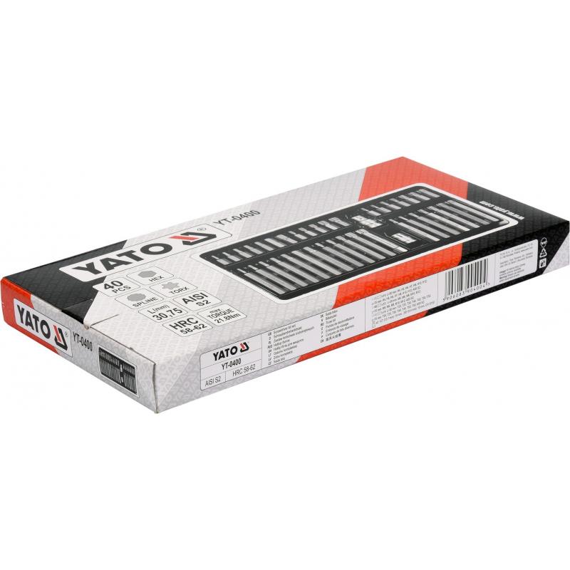 Yato YT-0400 punta de destornillador 38 pieza(s)