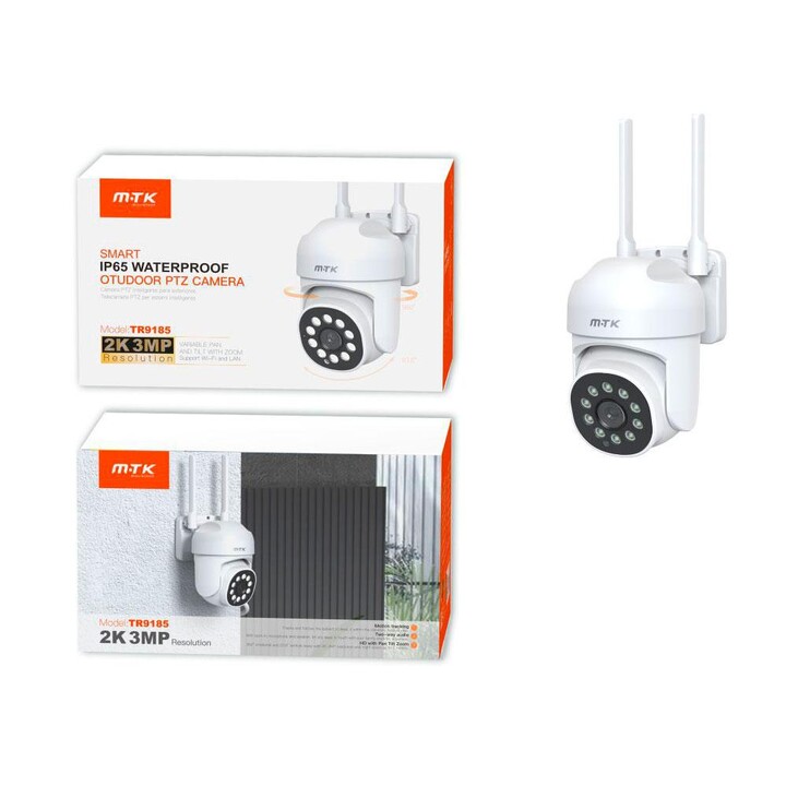 TR9185 Câmera de vigilância por vídeo / Rastreamento automático / Detecção de movimento / 360 graus / MTK