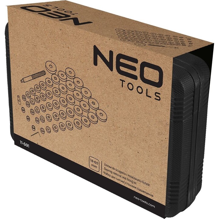 Neo Tools TOP-11-691, Gruppo di estrattori per roditori, 51 pezzi