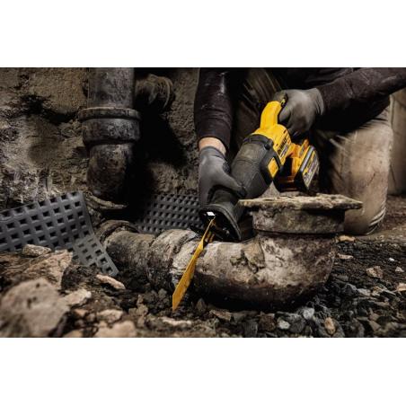 DEWALT DCS389NT sierra recíproca FlexVolt 54V TSTAK Negro, Amarillo