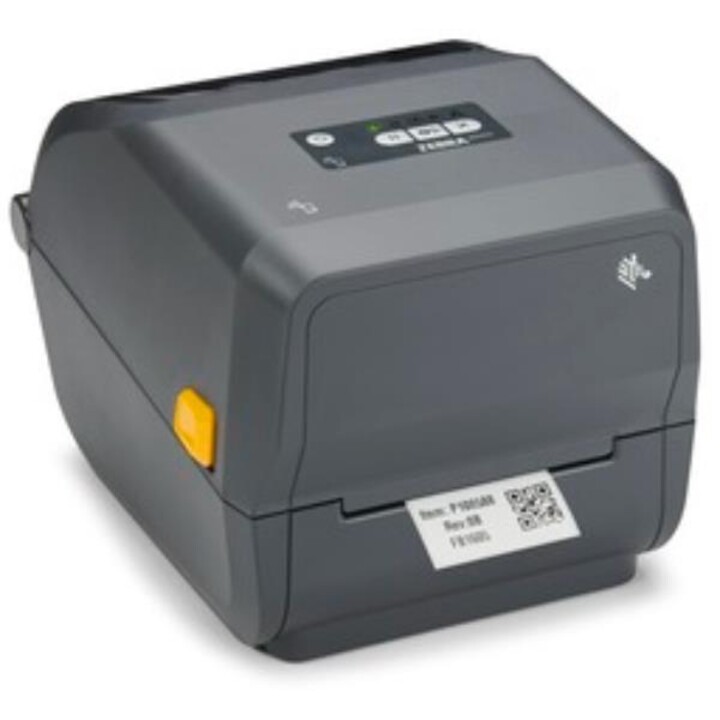 Label Printer, Thermal Transfer Printer (74/300M) ZD421; 203 dpi, USB, USB Host, Ethernet, BTLE5, EU and UK Cords, Swiss Font, E