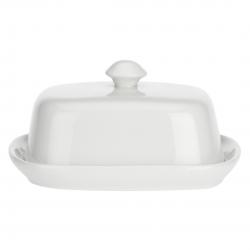 Terrine butter dish with lid - White, 18 x 14 cm