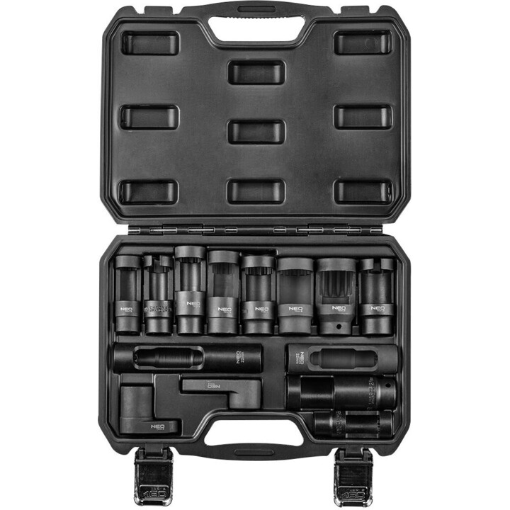 Injector / oxygen sensor socket, 14 pieces set