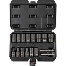 Neo Tools TOP-11-920, Conjunto de Extrator de Parafusos 1/2", 16 Pzas
