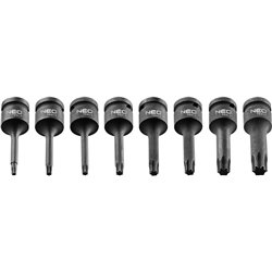 Conjunto de enchufes de bit de impacto Torx