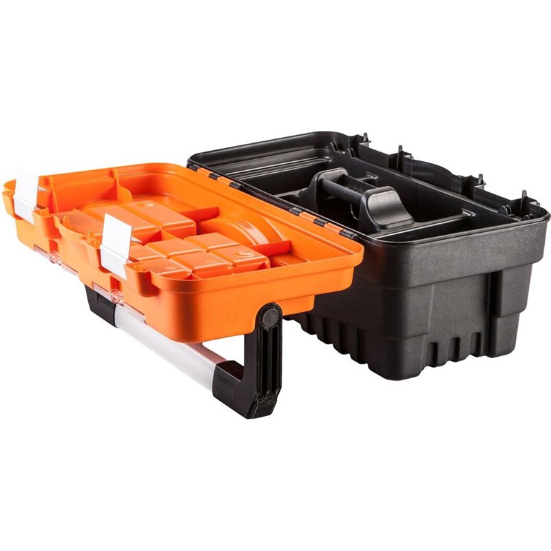Caja de herramientas de 18 pulgadas con bandeja