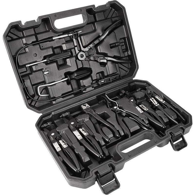 Pluces de clip de tuyau, 9 pièces