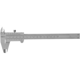 Vernier Caliper 150 mm, acero inoxidable