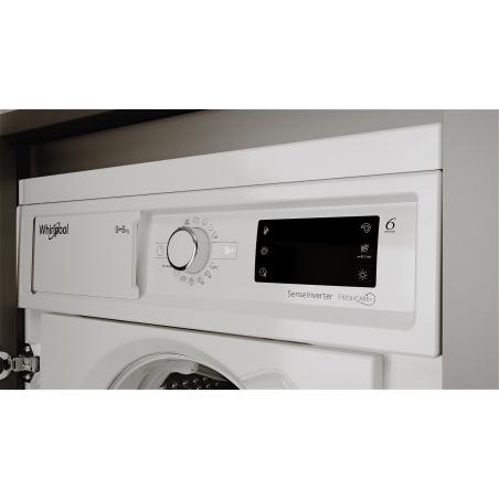 Whirlpool BI WMWG 91485 EU lavadora-secadora Integrado Carga frontal Blanco D