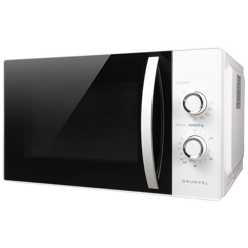 Grunkel MWG-25MA Microonde/ 800W/ Capacità 25L/ Funzione Grill/ Bianco