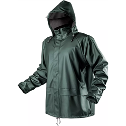 Chaqueta de lluvia PU/PVC, EN 343, tamaño L