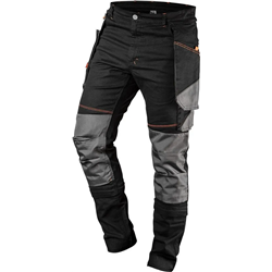 Pantalones de trabajo delgados HD, bolsillos desmontables, tamaño xxl