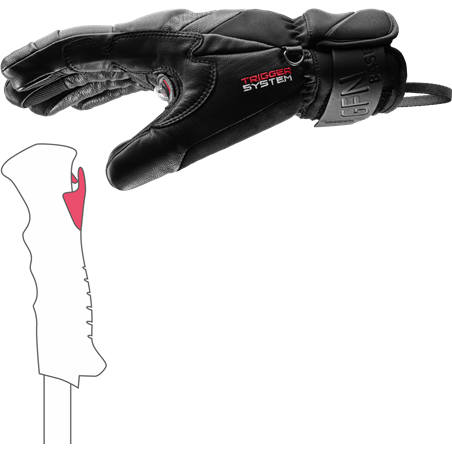 Griffin Base 3D Glove Graphite tamaño 8.5