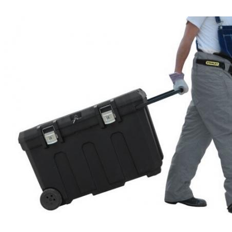 Stanley MOBILE Job Chest caja para equipo Maletín con ruedas Negro