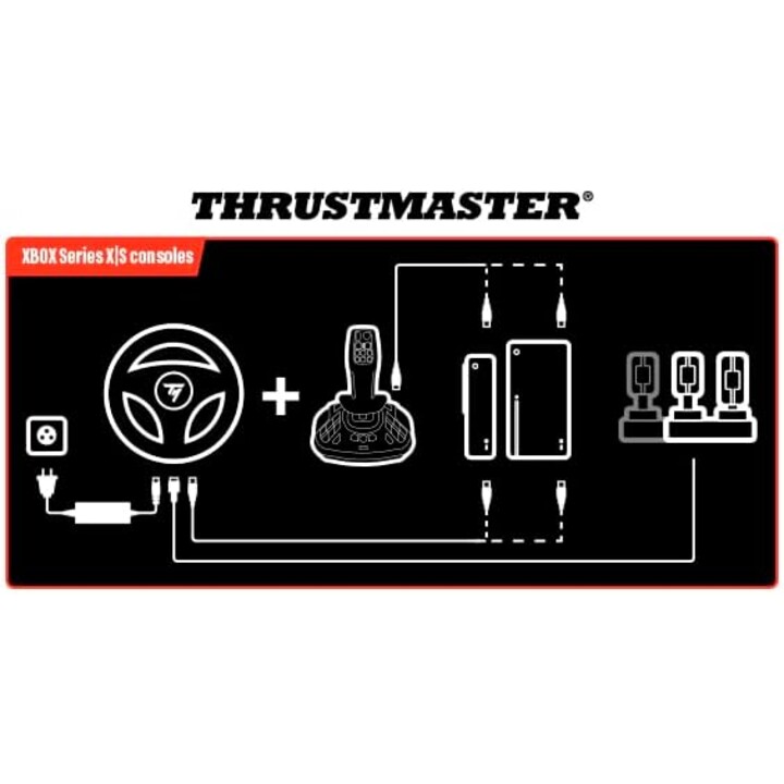 Thrustmaster SimTask FarmStick joystick grigio/nero