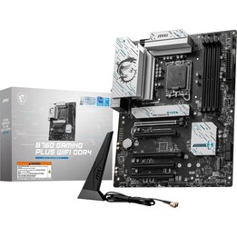 Placa Msi B760 Gaming Plus Wifi Ddr4,intel,1700,b760,4ddr4,192gb,hdmi+dp,4sata+2m.2,6usb 3.2,2.5gb+wifi6e+bt5.3,atx