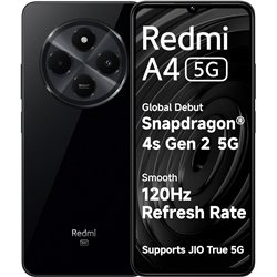 Redmi A4 5G, 4 GB RAM, 128 GB Speicher, 6,88 Zoll, 120 Hz, 50 MP Dual -Kamera, Sternenschwarz
