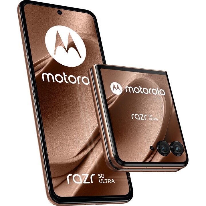 Motorola Razr 50 Ultra 5G 12GB 512 GB, 17,5 cm (6,9) Dual Sim, Android 14, USB-C, 165Hz, Mocha Marrone