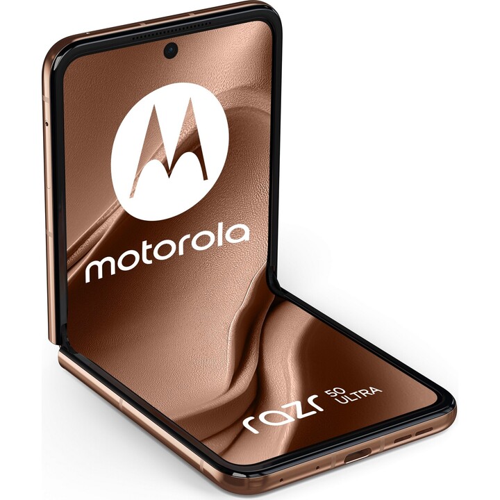 Motorola Razr 50 Ultra 5G 12GB 512 GB, 17,5 cm (6,9) Dual Sim, Android 14, USB-C, 165Hz, Mocha Marrone