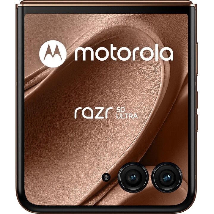 Motorola Razr 50 Ultra 5G 12GB 512 GB, 17,5 cm (6,9) Dual Sim, Android 14, USB-C, 165Hz, Mocha Marrone