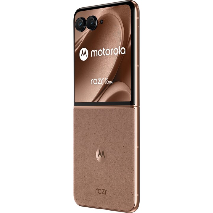 Motorola Razr 50 Ultra 5G 12 Go 512 Go, 17,5 cm (6,9) Dual Sim, Android 14, USB-C, 165 Hz, Mocha Brun