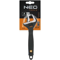 Llave de llave ajustable 8, 200 mm tipo más ancho 39 mm