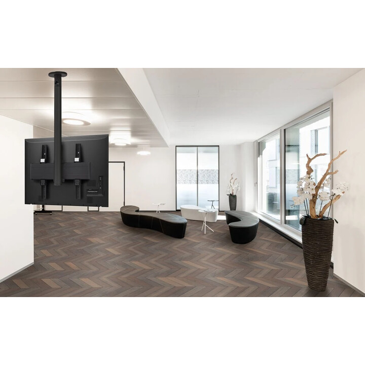 Vogels Puc 2408 Connect-it-Stange 80 cm schwarz schwarz (puc2408b)