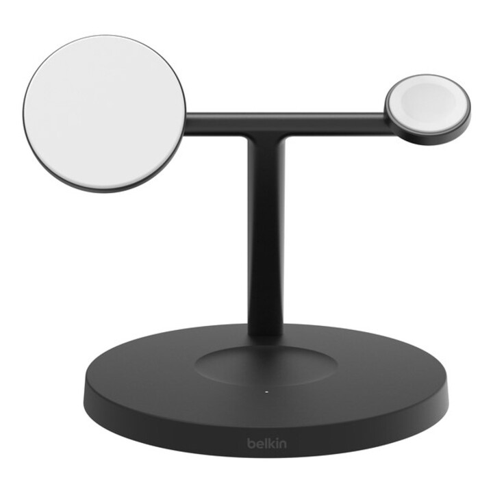 Cuffie Belkin BoostCharge Pro, Smartphone, Smartwatch Nero Caricabatterie wireless USB Ricarica rapida per interni