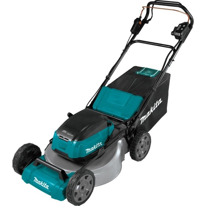 Makita DLM532PT4 cortadora de césped Cortacésped manual Batería Negro, Azul