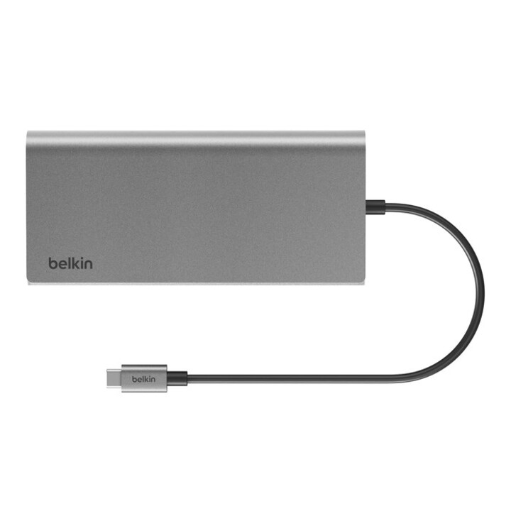 Belkin INC015BTSGY-CZ Docking Station per laptop e replicatore di porte USB 3.2 Gen 1 (3.1 Gen 1) cablato Tipo-C Alluminio