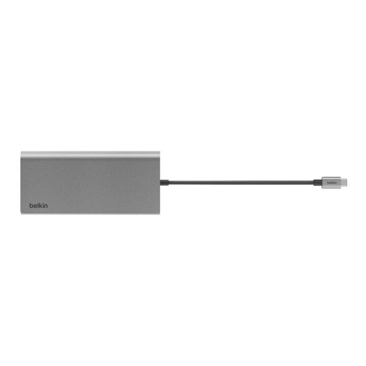Belkin INC015BTSGY-CZ Docking Station per laptop e replicatore di porte USB 3.2 Gen 1 (3.1 Gen 1) cablato Tipo-C Alluminio