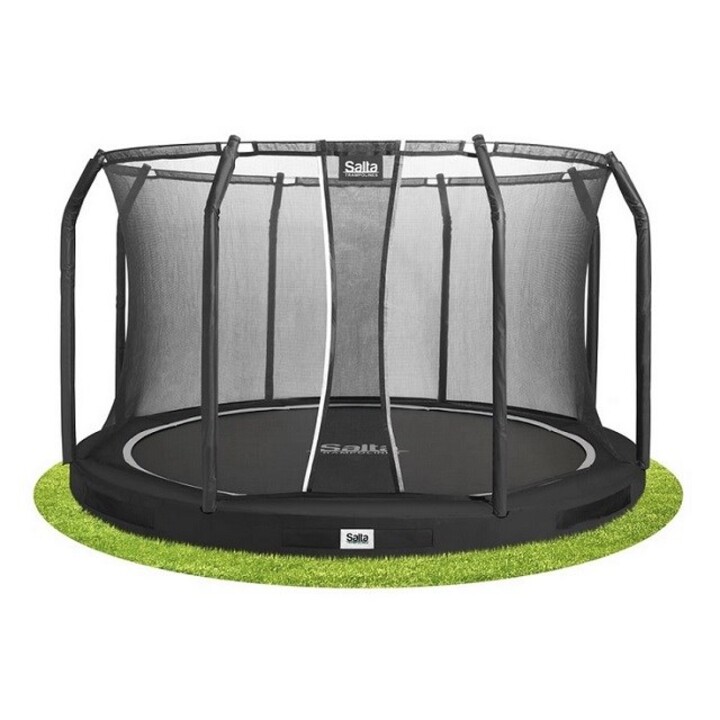 Trampolino Premium Ground Combo 396 cm nero