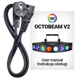 Holofote LED com efeito disco LIGHT4ME OCTOBEAM V2