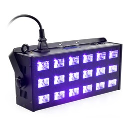 Scheinwerfer + Stroboskop LIGHT4ME LED UV 18x3W DMX