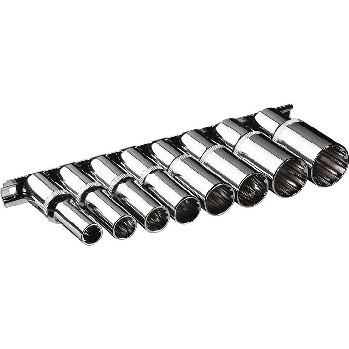 8 -Pieces 1/2 Deep Sphärical Spline Socket Set