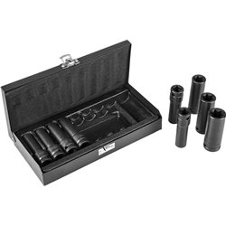 Impact socket 1/2 set 10 pieces ( 10,12,13,14,16,17,19,21,22,24)