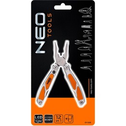 Herramienta de funciones múltiples, 12 elementos, con LED