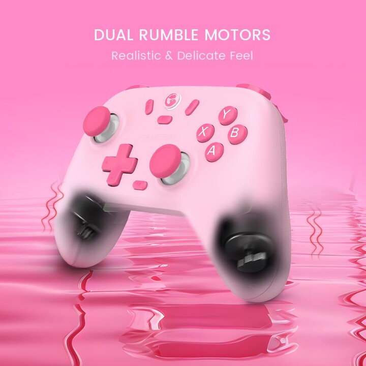 GameSir T4 Nova Lite Wireless Controller Pink - For Nintendo Switch/PC/Smartphone/Tablet/iOS/Android TV Box - With Hall Effect