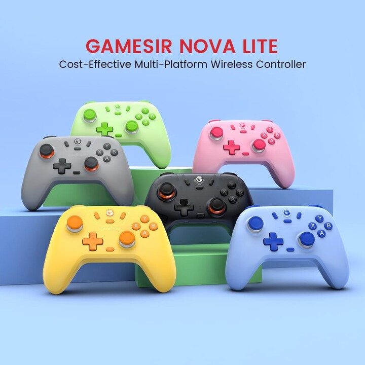 Controller GameSir T4 Nova Lite Wireless Rosa - Per Nintendo Switch/PC/Smartphone/Tablet/iOS/Android TV Box - Con Effetto Hall