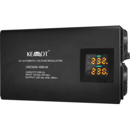 Estabilizador de tensão automática Kemot Ser-1000-W, 8% de precisão