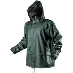 Chaqueta de lluvia PU/PVC, EN 343, tamaño XL