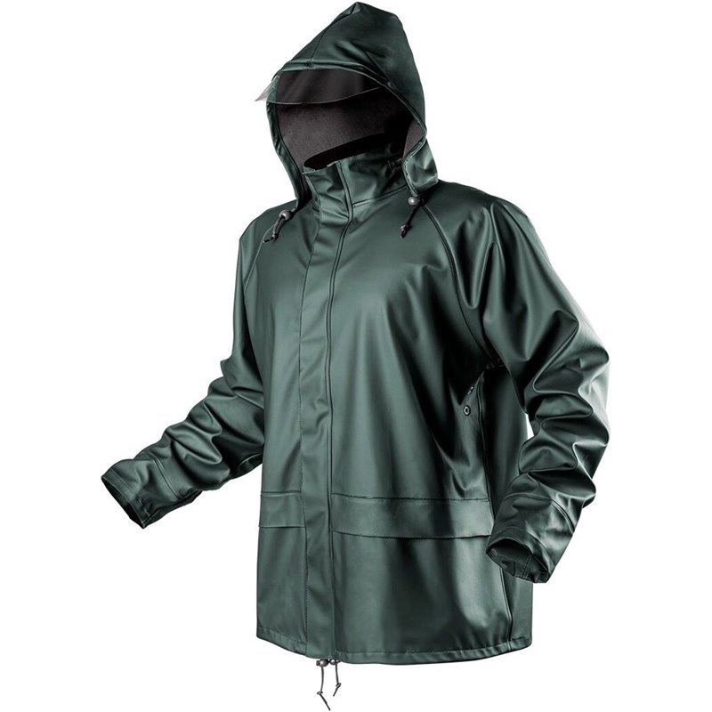 Chaqueta de lluvia PU/PVC, EN 343, tamaño XL