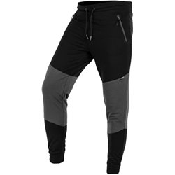 Pantalones de chándal de confort, gris negro, tamaño XL