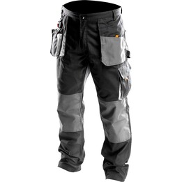 NEO Tools 81-220 Calças de trabalho compridas cinzentas
